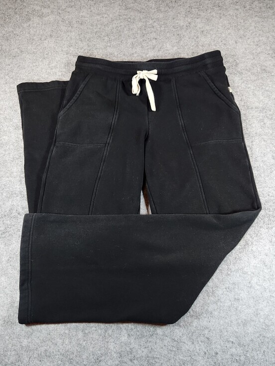 UGG Pants - UGG Black Women's Wide Leg Sweatpants with Contrast Drawstring